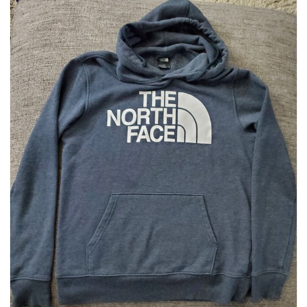 The North Face Men's‎ Grey w/ White Hoodie Size Small